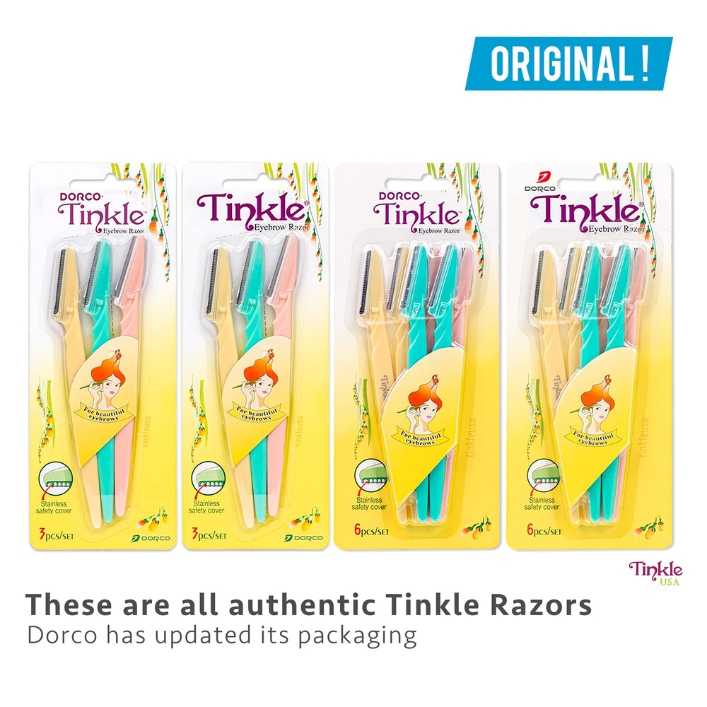Dorco Tinkle ergonomic U-design aids comfortable facial grooming