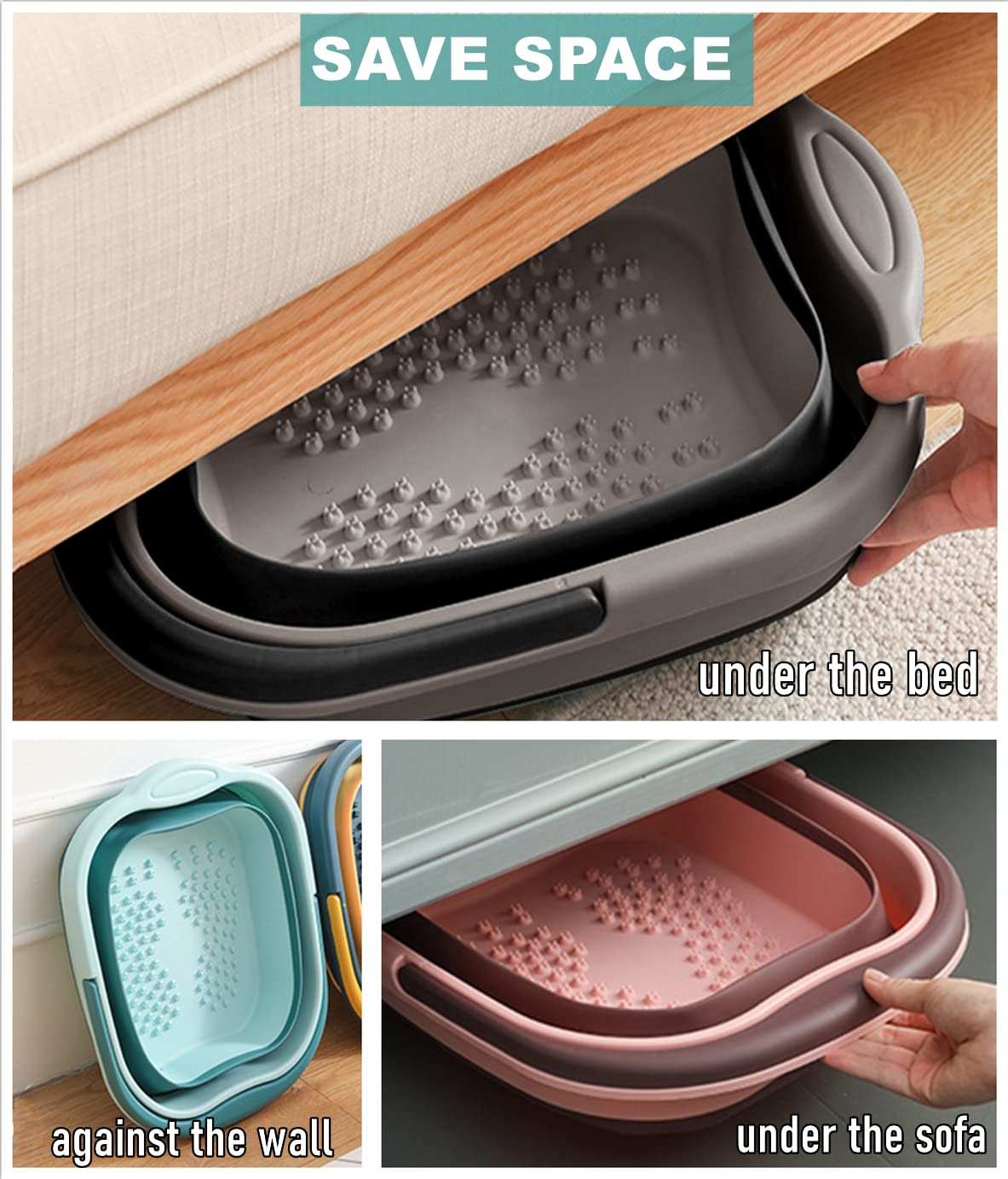 DoroSun foot spa massager acupoints underfoot for soothing relief.
