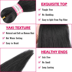 Dorsanee hot water setting feature braiding hair for easy styling