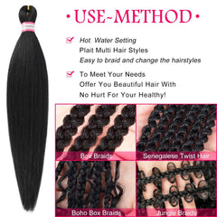 Dorsanee lightweight braiding hair for comfortable all day wear