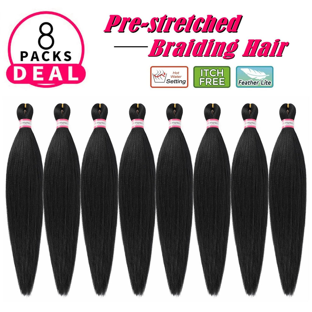 Dorsanee soft Yaki texture braiding hair adds natural movement