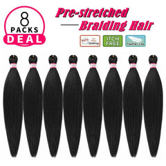 Dorsanee soft Yaki texture braiding hair adds natural movement