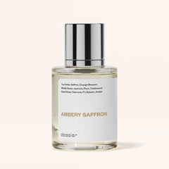 Dossier Ambery Saffron base-notes featuring oakmoss, fir balsam, amber