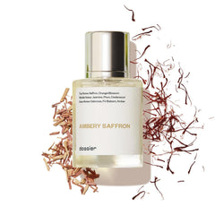 Dossier Ambery Saffron top-note pour with saffron and orange blossom highlight