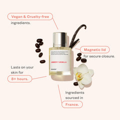 Dossier Ambery Vanilla heart notes Jasmine Orange Blossom provide elegant florals