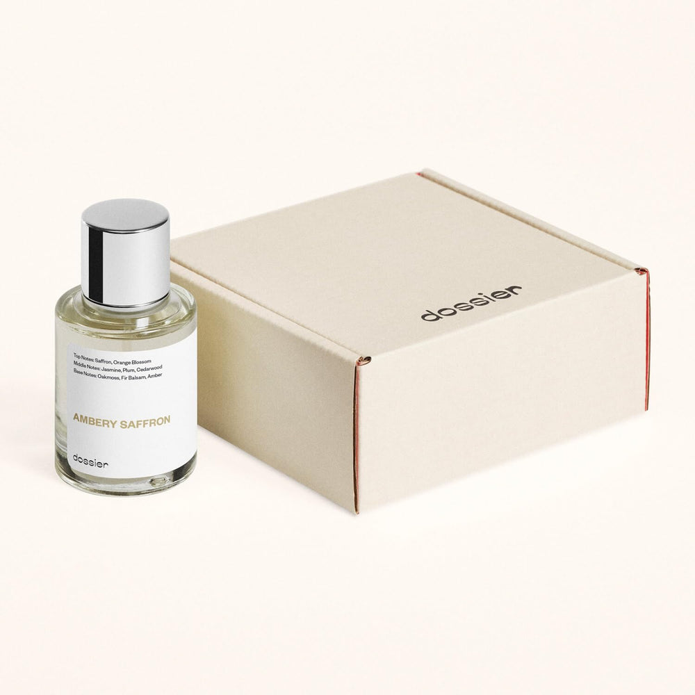 Dossier Baccarat Rouge 540-inspired fragrance impression visual