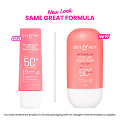 Dot & Key Watermelon Sunscreen with hyaluronic acid ingredient highlight for hydration