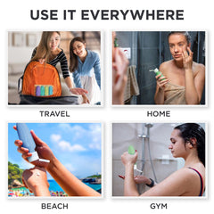Dot&Dot BPA-free silicone containers safe for liquids.