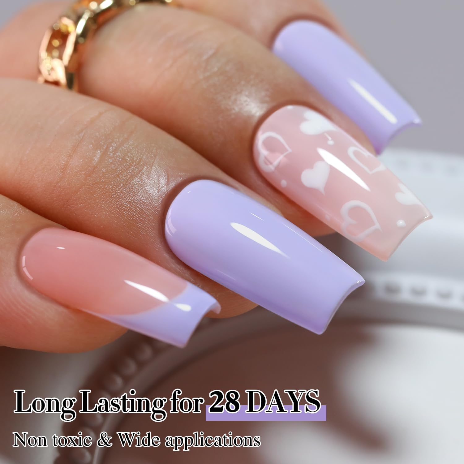 15ml Double Rhythm gel polish bottle with cap