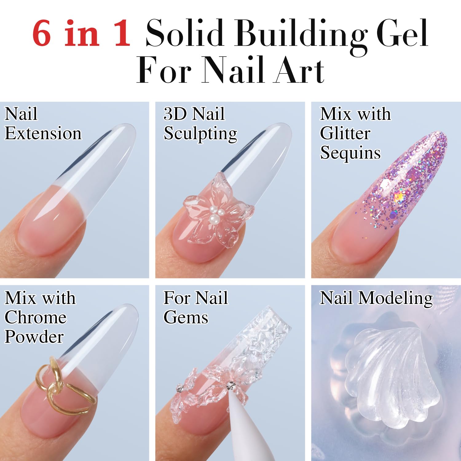 Double Rhythm 3D Nail Gel Application Setup ready for UV LED curing
