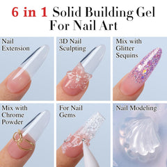 Double Rhythm 3D Nail Gel Application Setup ready for UV LED curing
