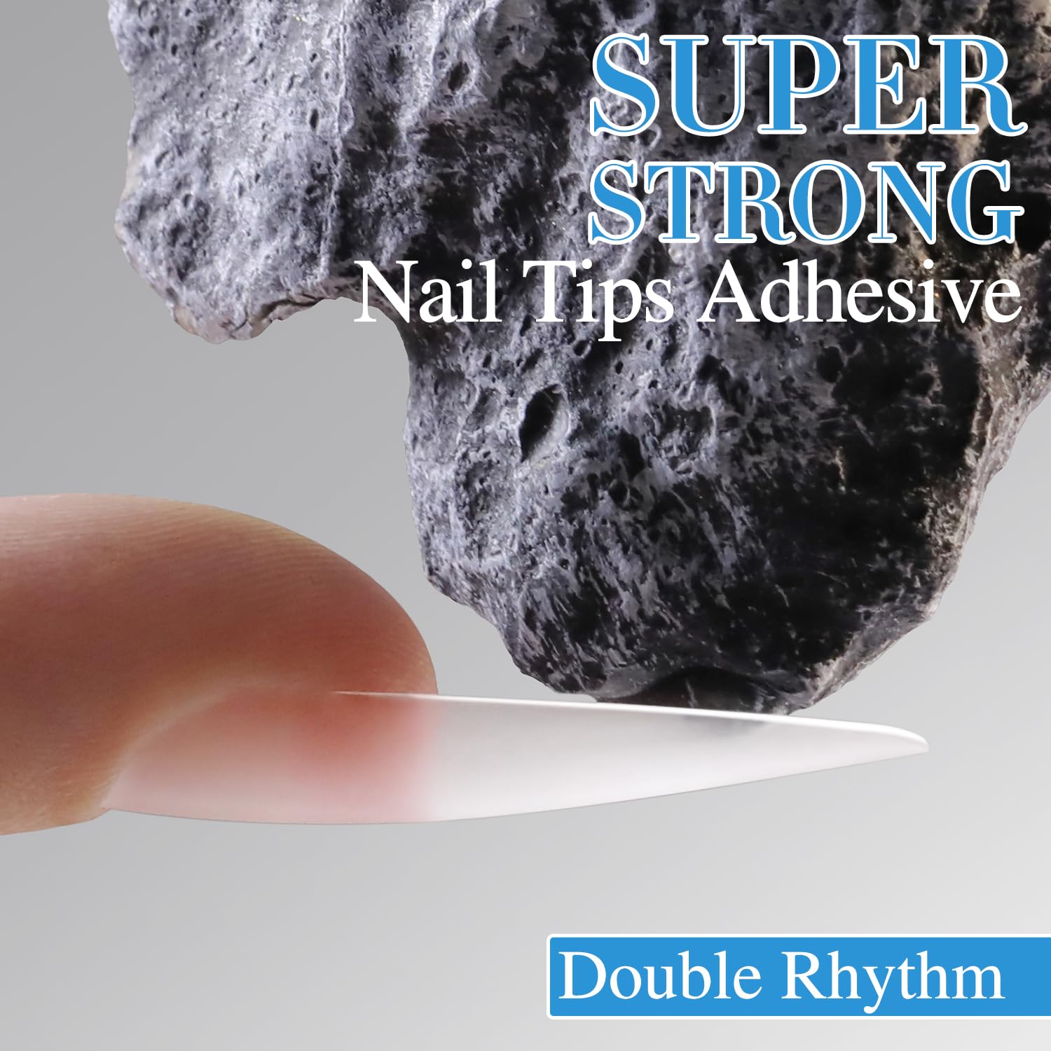 Double Rhythm aplicación fácil para uñas postizas y extensiones acrílicas.