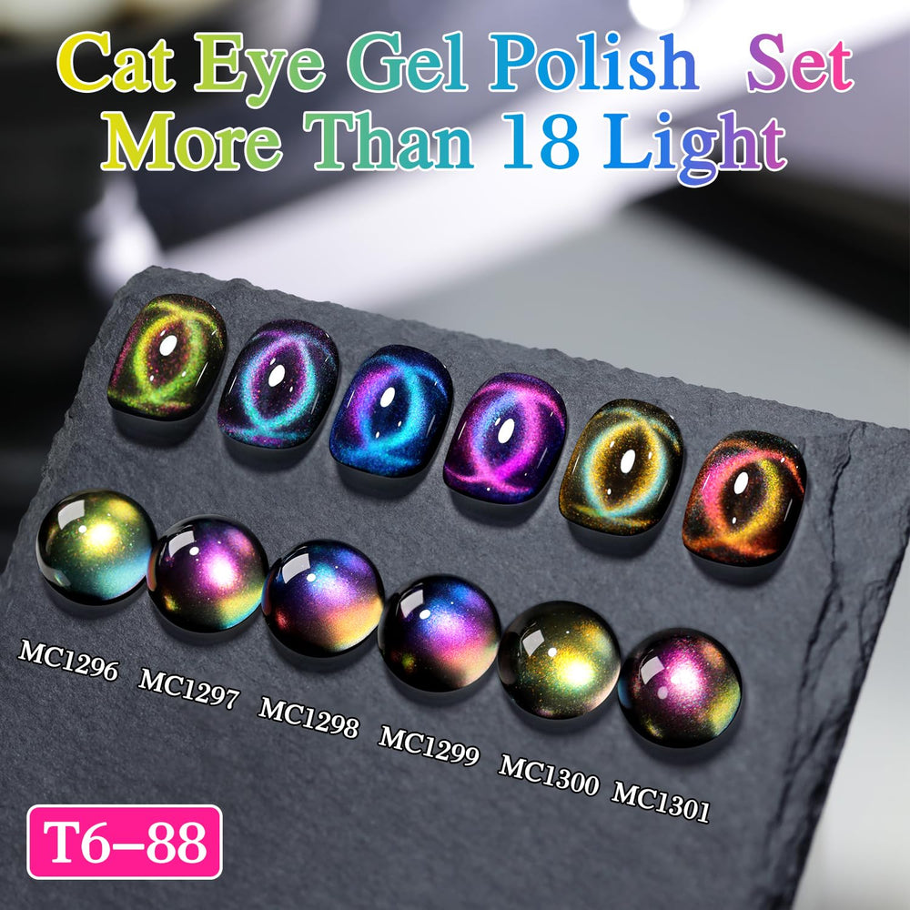 Color swatches beside finished nails on a clean work surface with Double Rhythm.