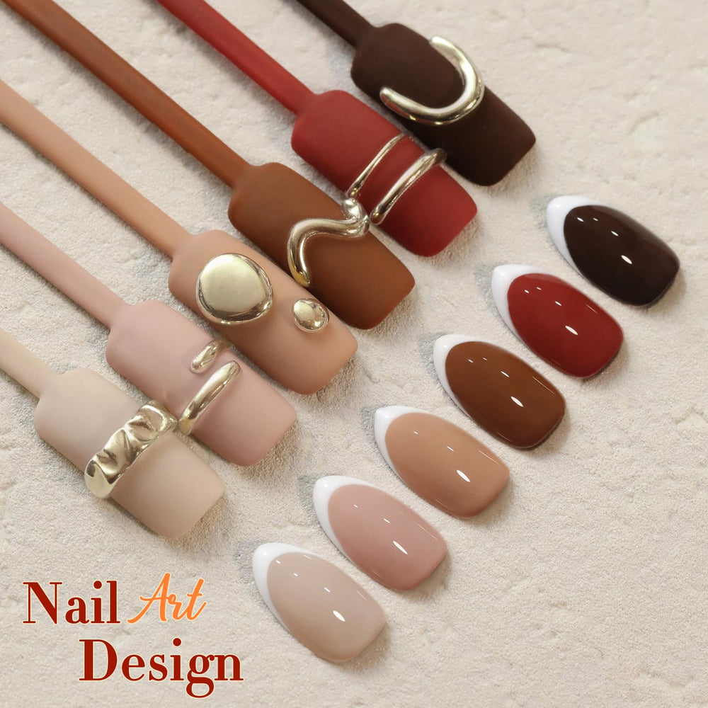 Double Rhythm gel polish bottle close-up highlights smooth finish and premium brush