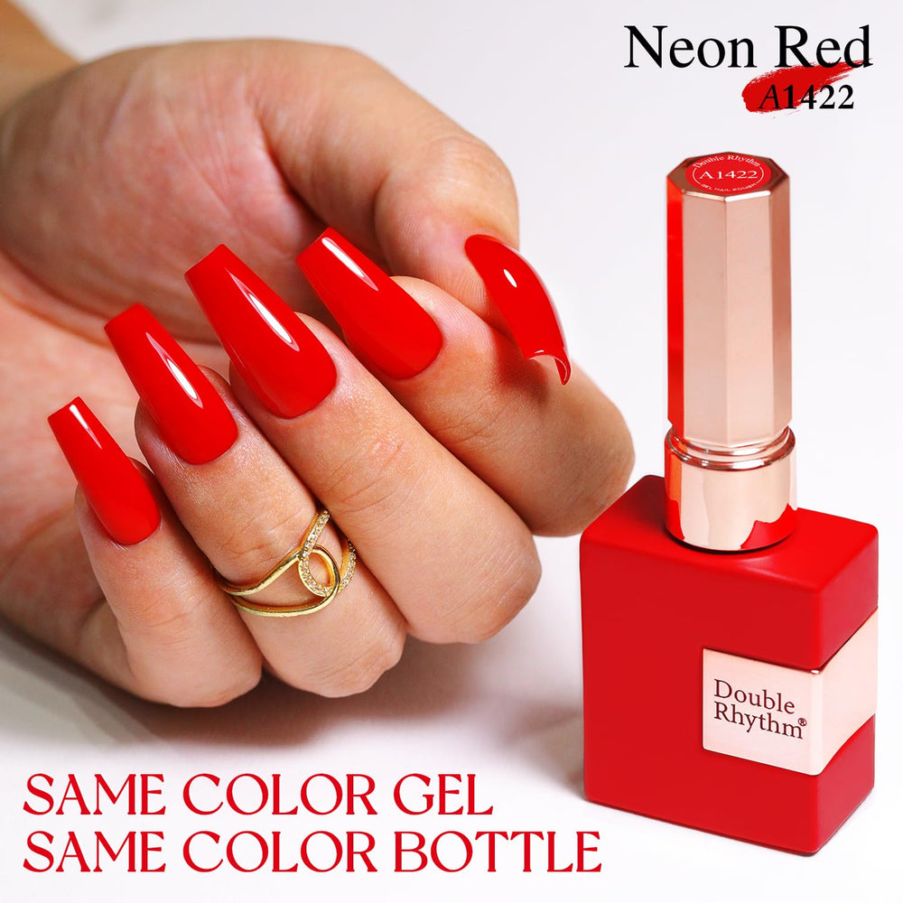 Bright color collection from Double Rhythm for creative nail art.
