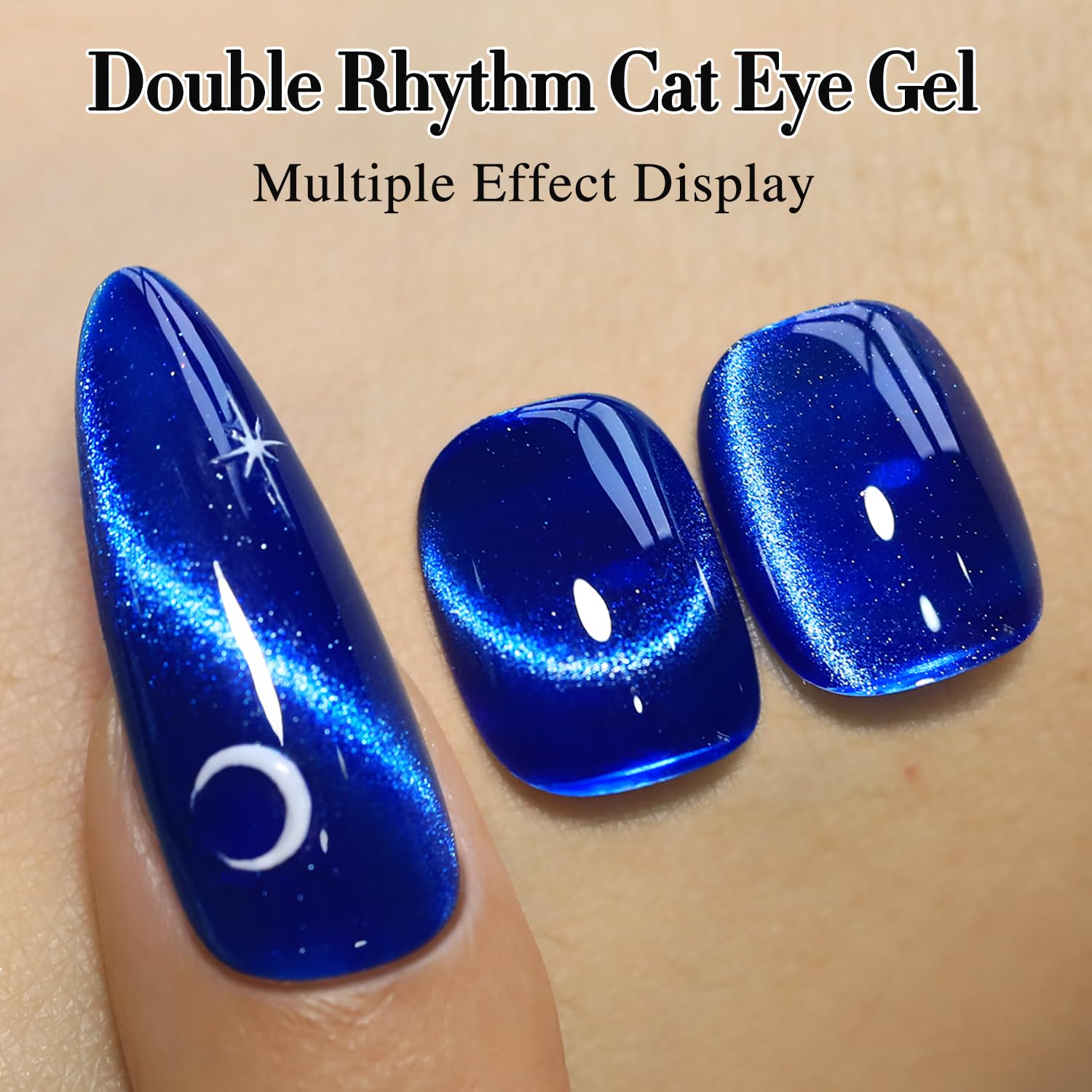 Double Rhythm brillo holográfico en gel para destellos cambiantes.