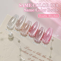 Double Rhythm holographic glitter finish creates dynamic shine under light.