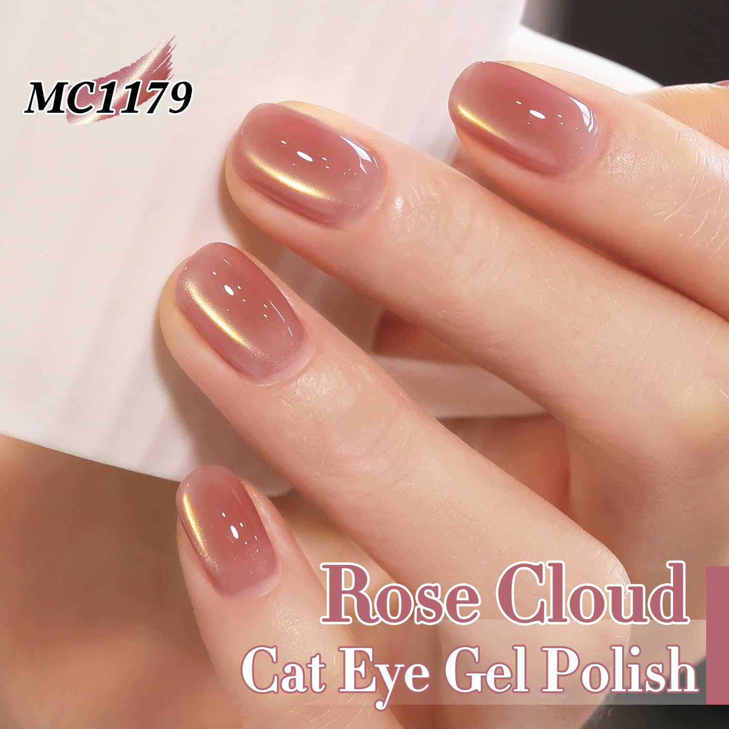 Double Rhythm LED-curable glitter polish for smooth shine and coverage.