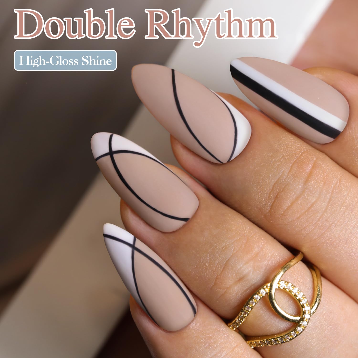 Double Rhythm gel nails lasting up to 28 days with proper prep.