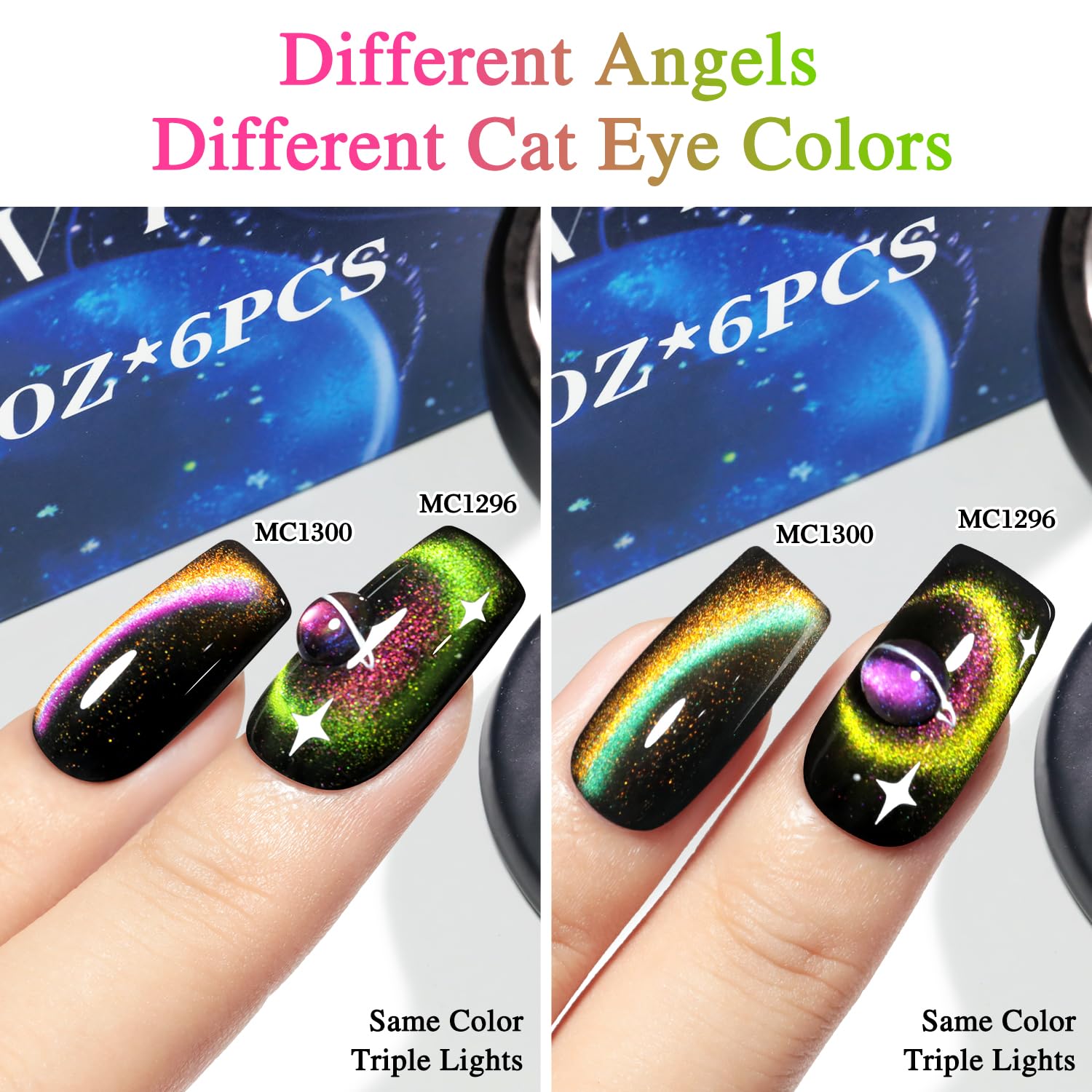 At-home nail art session using the Double Rhythm kit for creative designs.