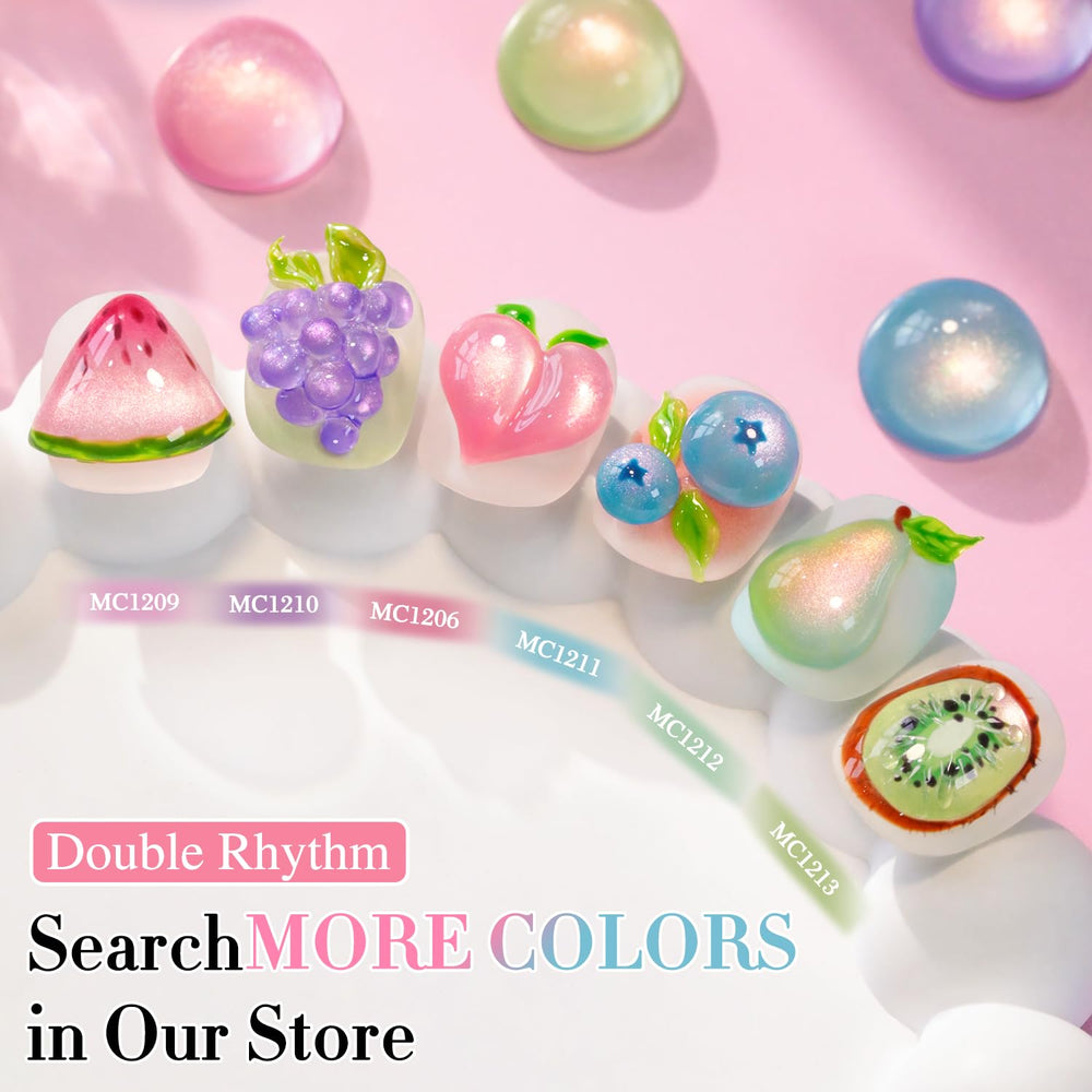 Double Rhythm envase de 15 ml lavanda con gel color