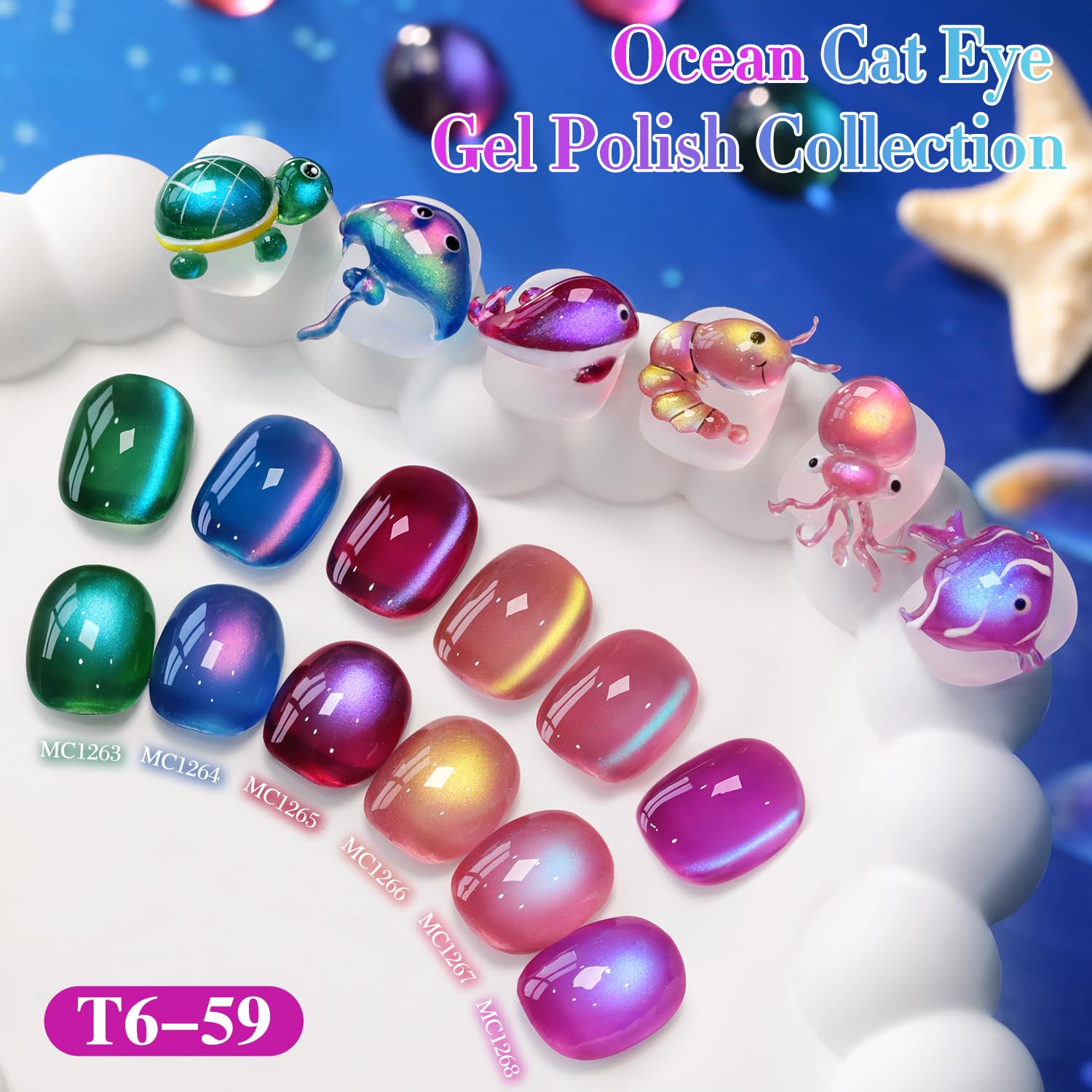 Double Rhythm Gel Cat Eye acabado brillante y duradero