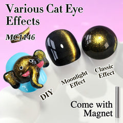 Double Rhythm esmalte gel imán para crear efecto ojo gato llamativo