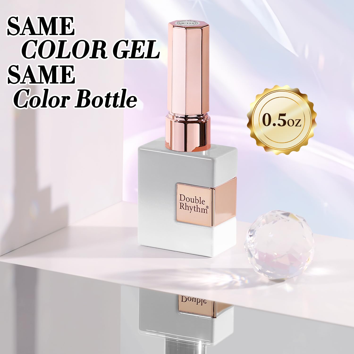 Double Rhythm esmalte gel ojo-gato aplicación rápida bajo lampara led-uv
