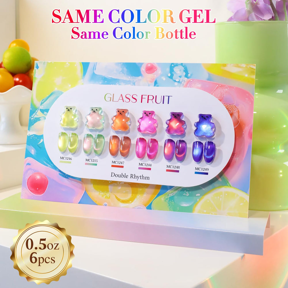 Double Rhythm regalo perfecto: set de uñas para fiestas y cumpleaños