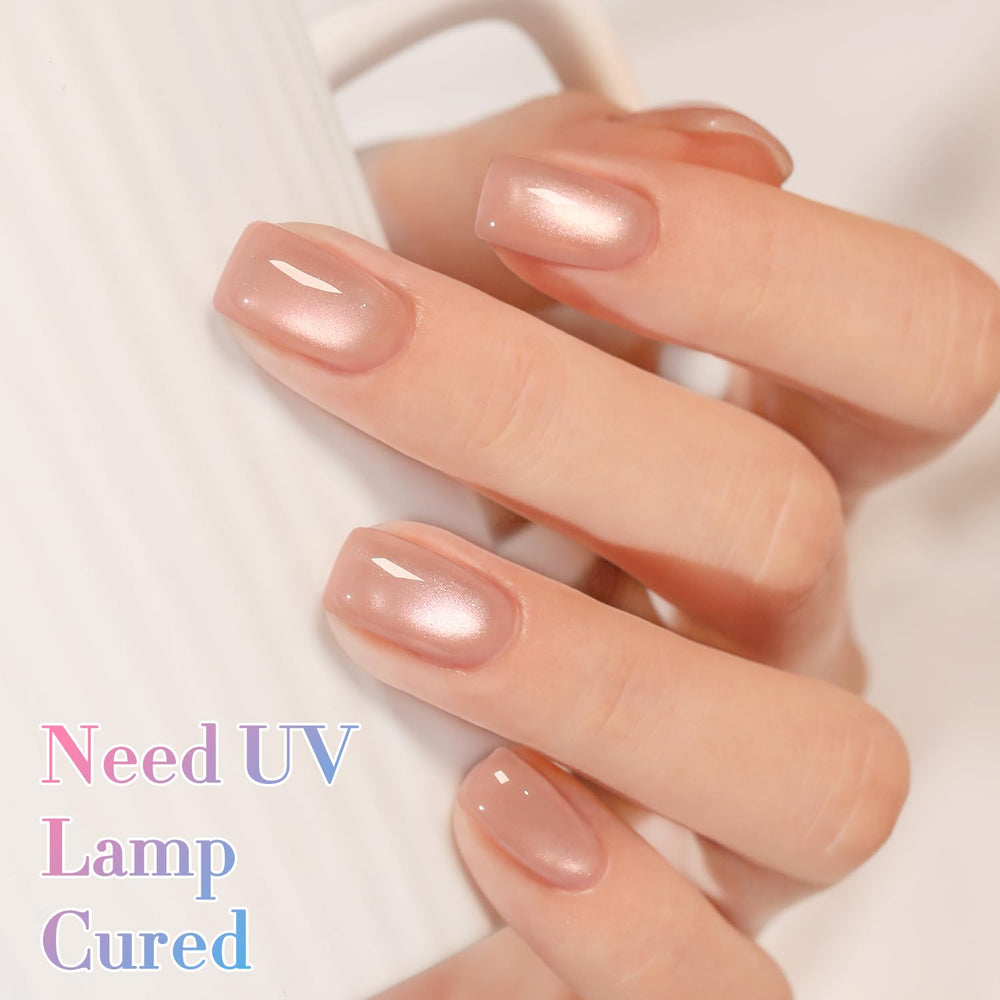 Double Rhythm gel con secado rápido bajo lámpara LED UV para resultados profesionales