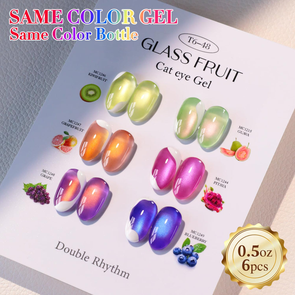 Double Rhythm gel polish cures quickly under UV or LED lamp