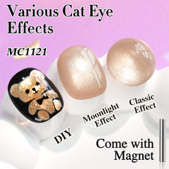 Double Rhythm Destello holográfico en cristal helado, acabado llamativo