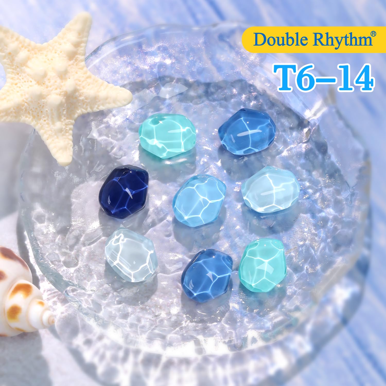 Double Rhythm gel polish teal bottle front view vibrant shimmer
