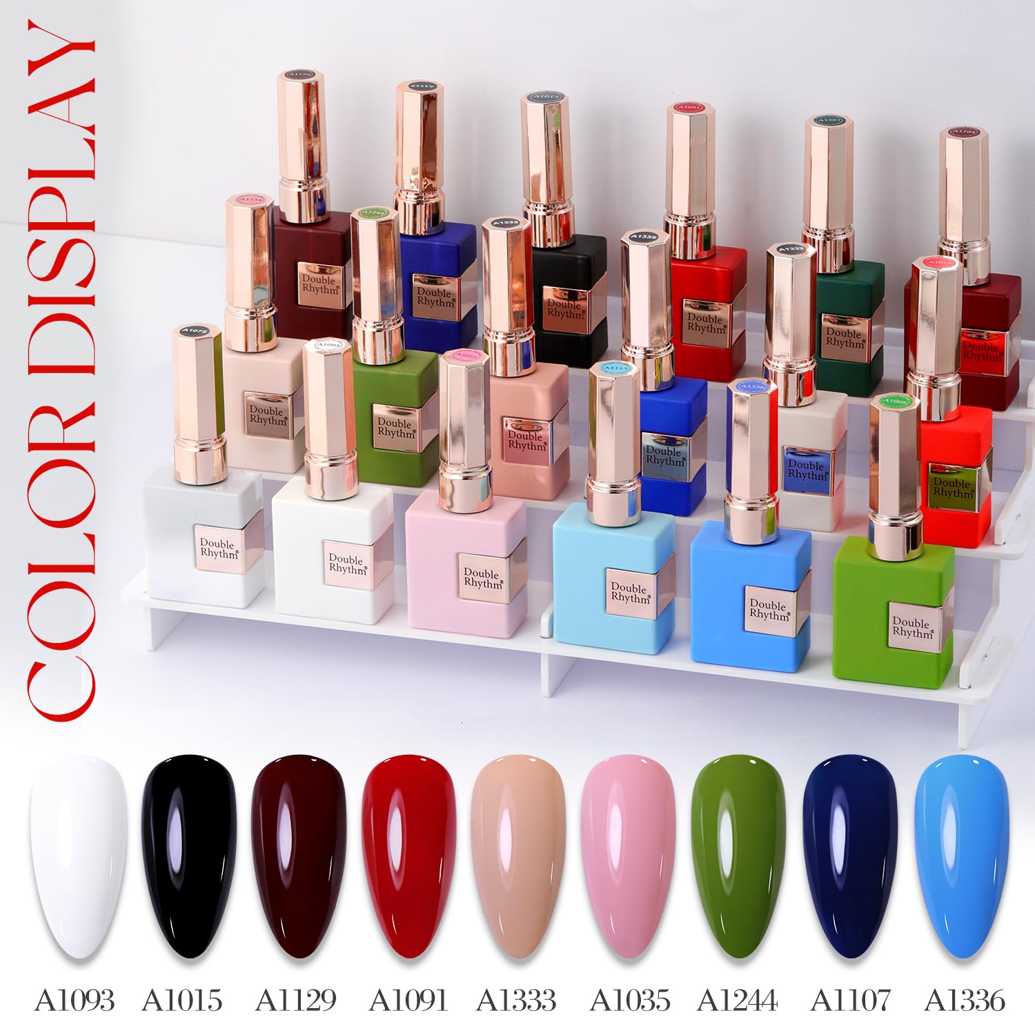 Gift-ready packaging of Double Rhythm nail polish set.