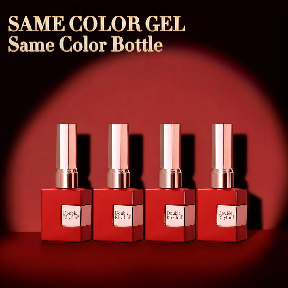 Double Rhythm glitter burgundy gift-packaging ideal present for nail enthusiasts