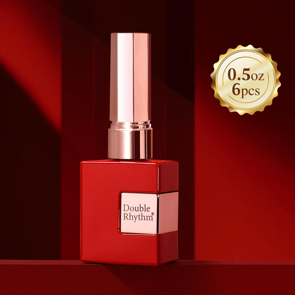Double Rhythm glitter burgundy sunlight exposure reveals true shimmer and color depth
