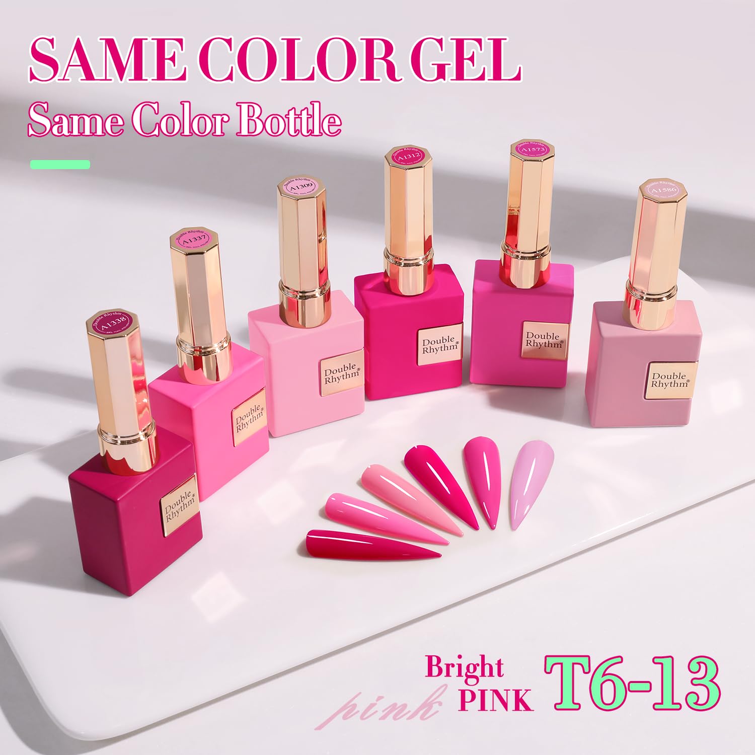 Double Rhythm glossy finish swatch demonstrates smooth coverage and high shine