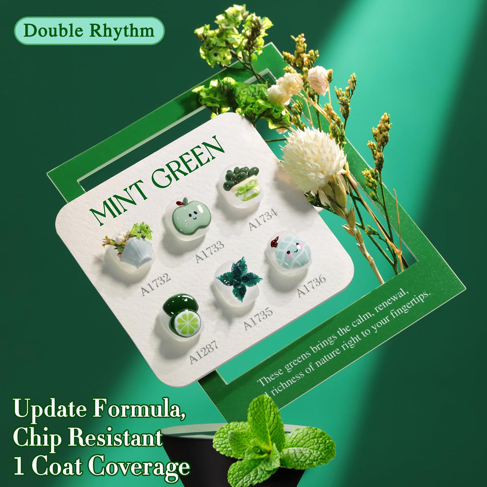 Double Rhythm gray T6-75 gel polish bottle showcasing muted sophisticated shade