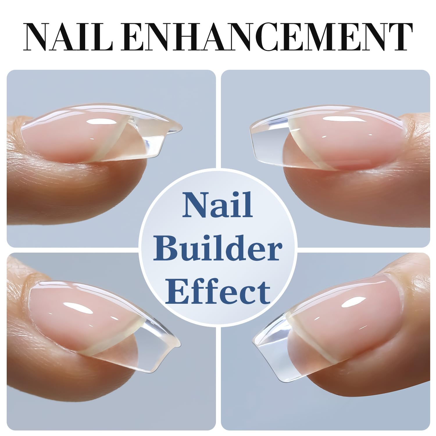 Double Rhythm nails with high-gloss finish after application