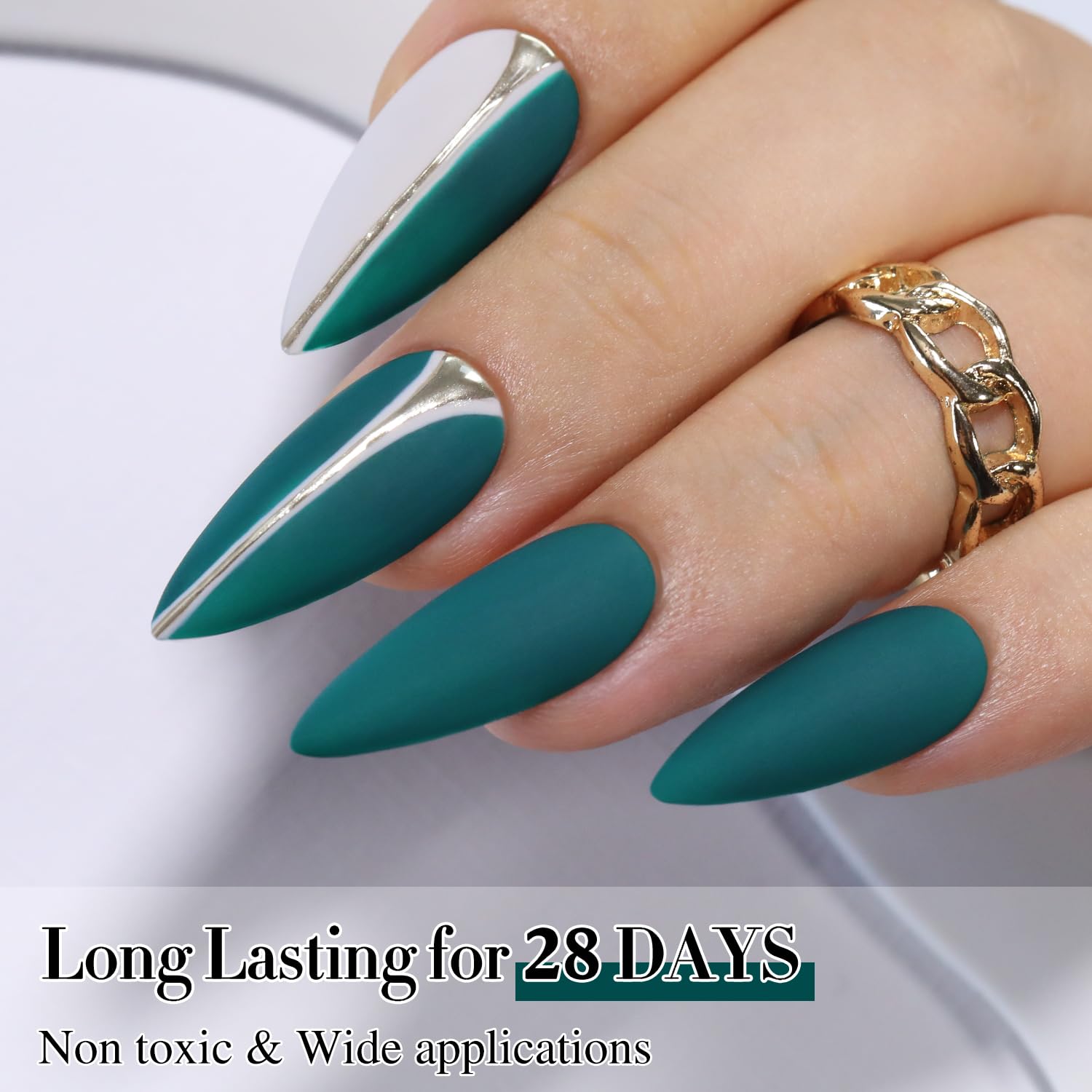 Double Rhythm gel polish offers high gloss shine with proper base and top coats
