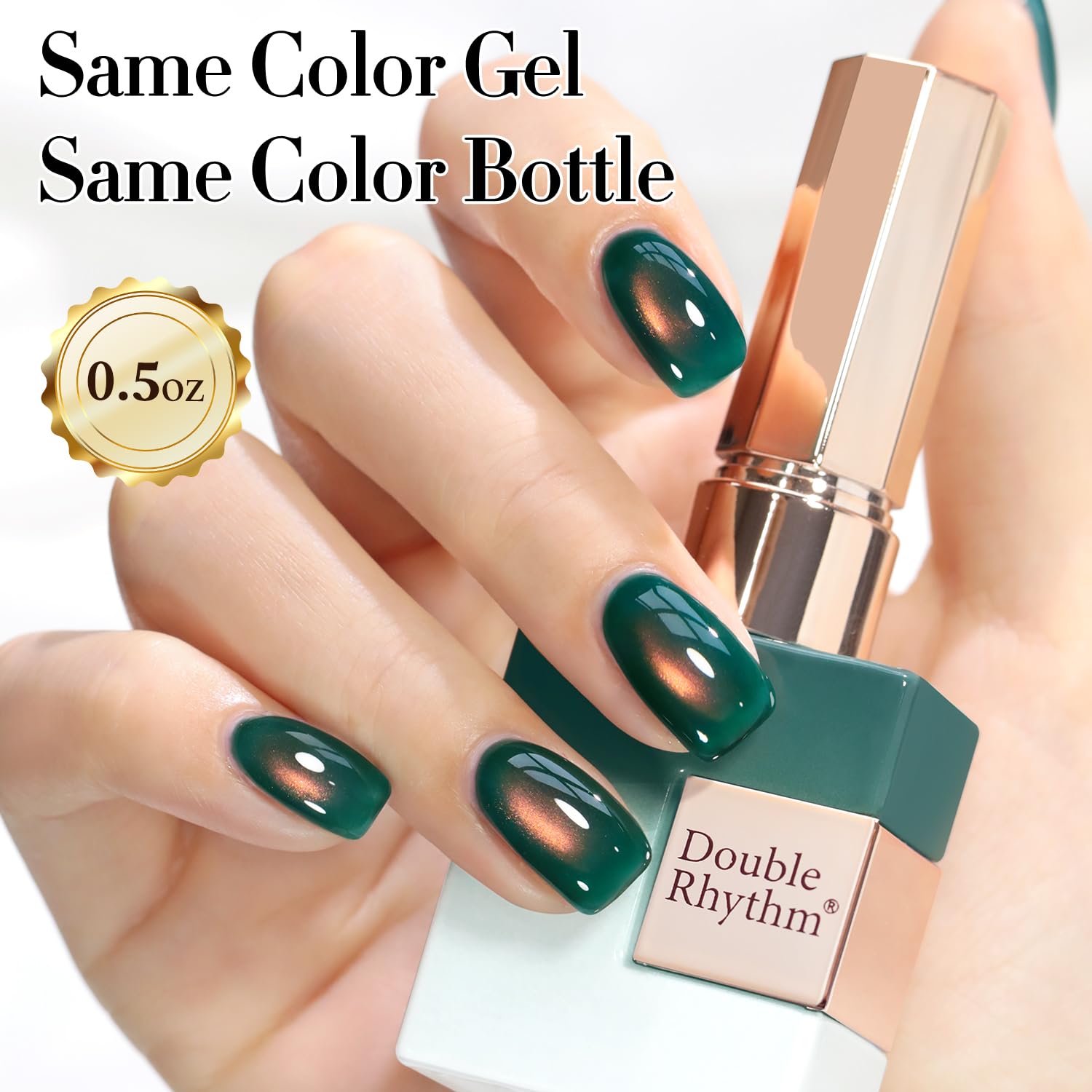 Double Rhythm highly pigmented gel for rich color payoff.