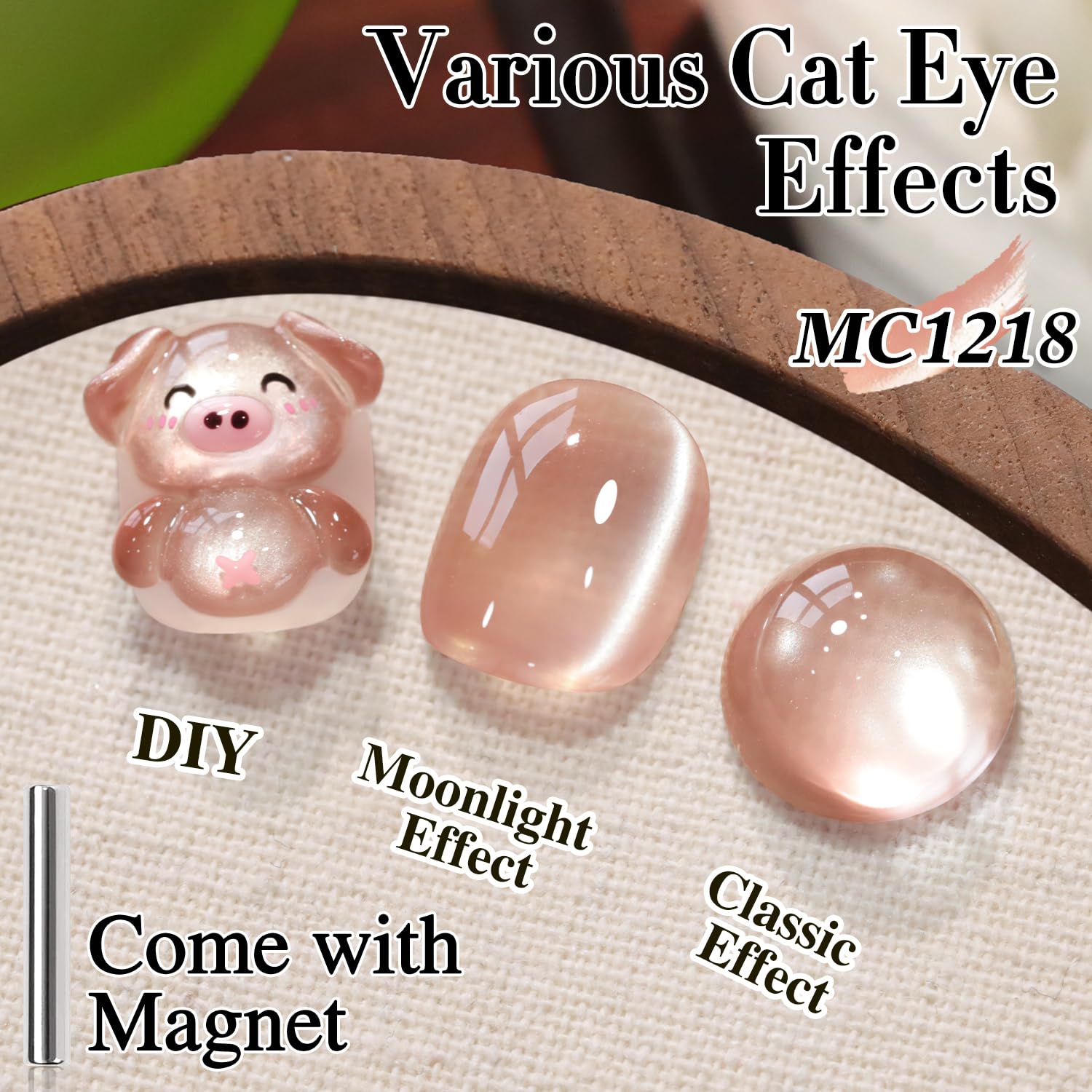 Double Rhythm holographic glitter jelly for dazzling nail art.