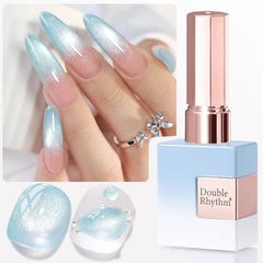 Double Rhythm imán para efecto gato ojo, líneas definidas en uñas