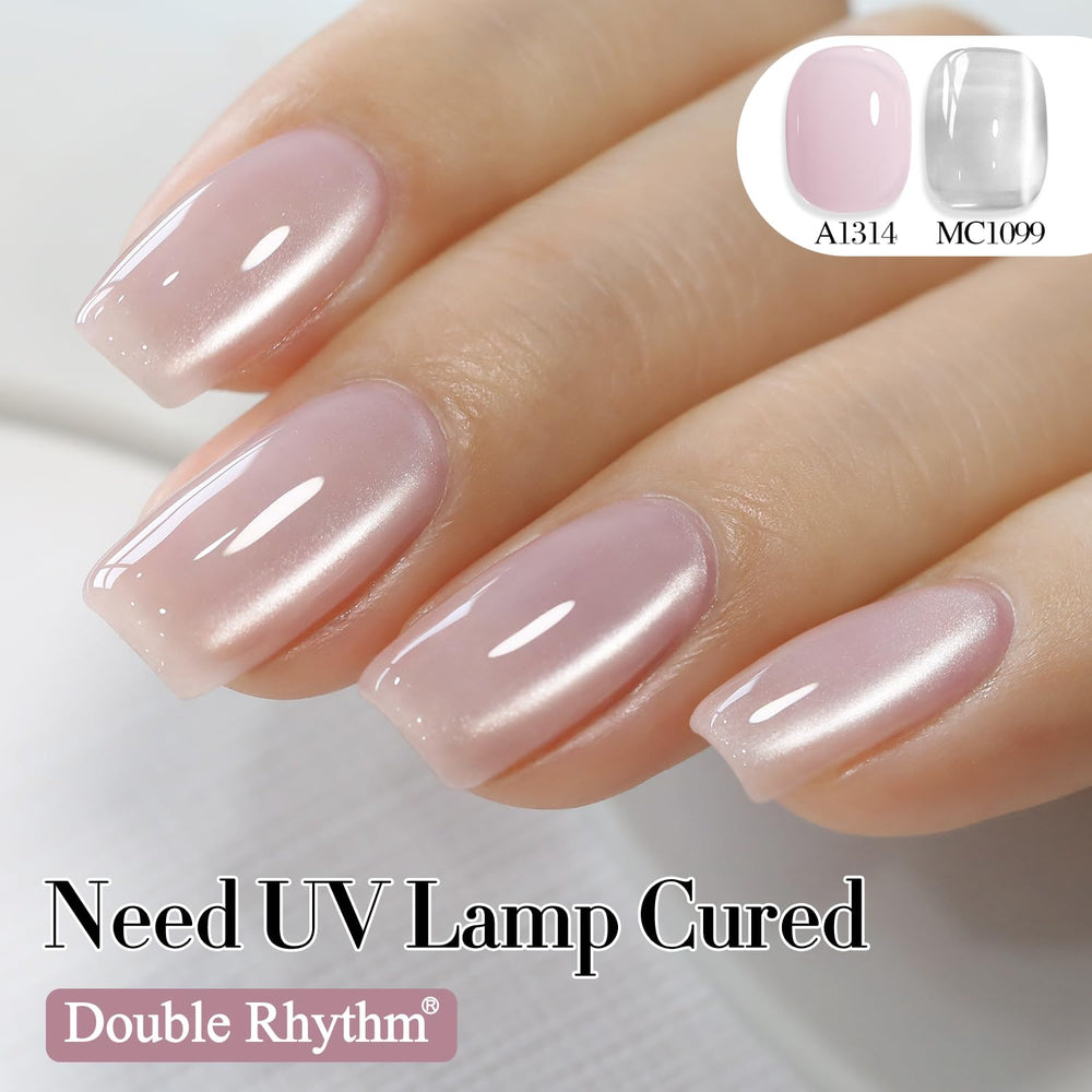 Double Rhythm Jelly Glass Color Translucente: tono suave para capas y efectos sutiles.