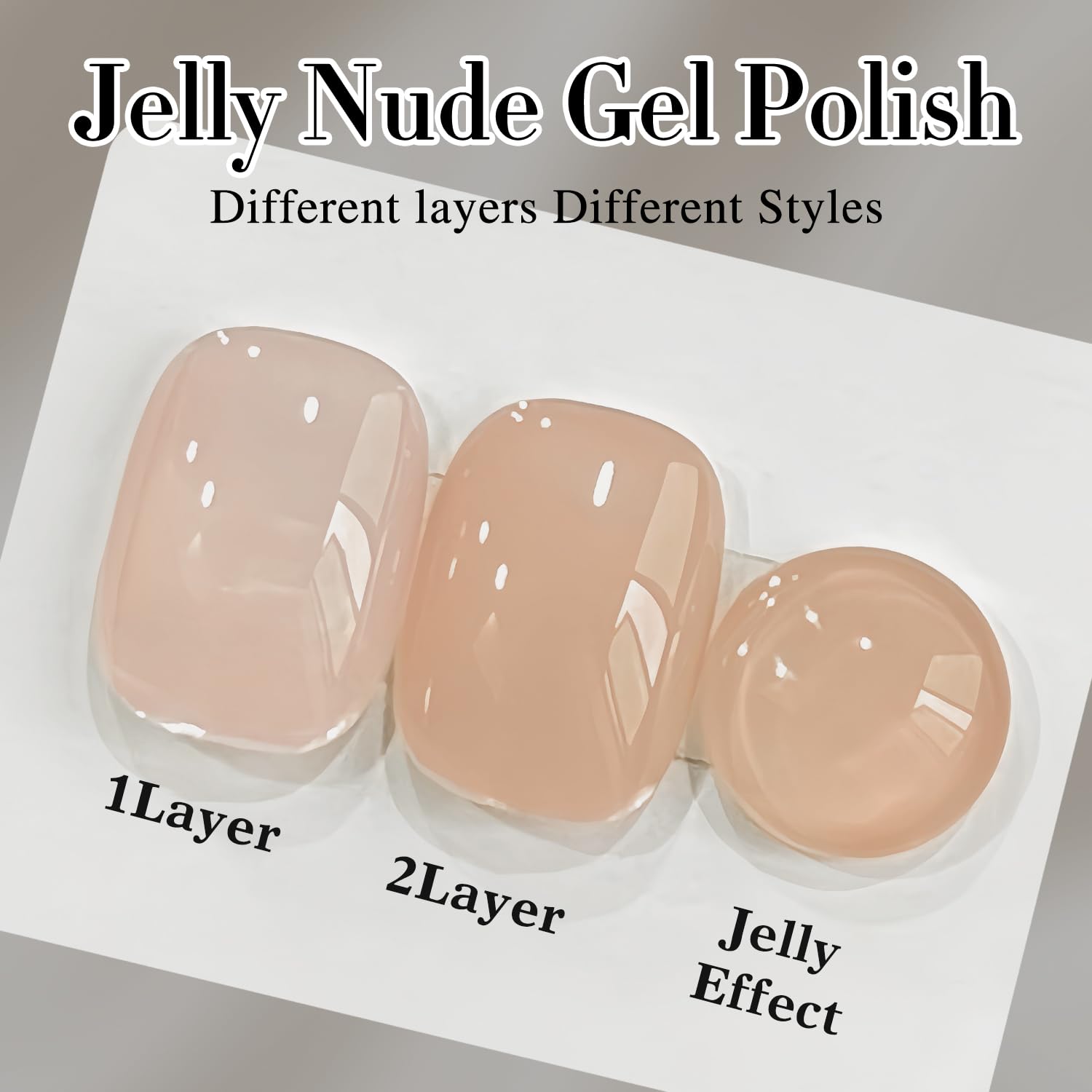 Double Rhythm Jelly Nude A1368 precision brush demonstrates easy application