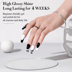 Double Rhythm kit gel con dos colores para manicuras versátiles.