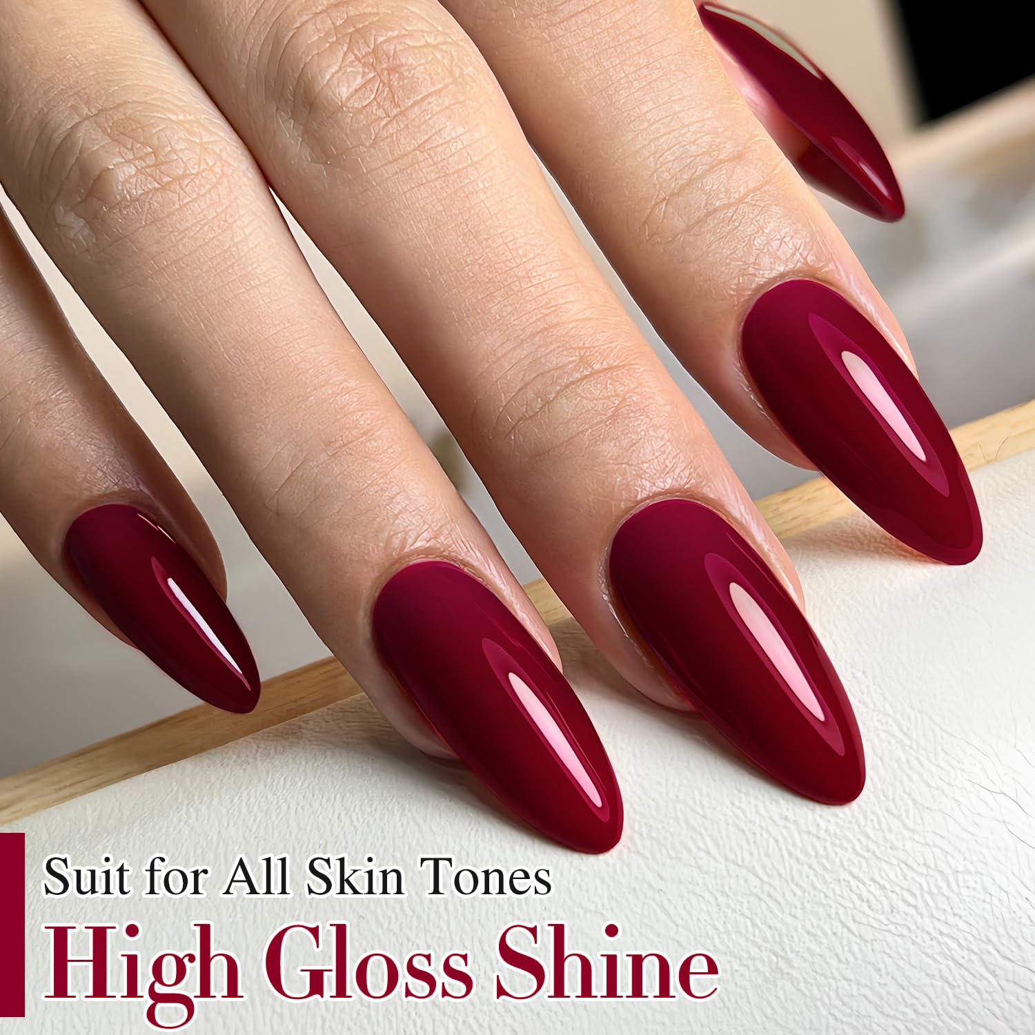 Double Rhythm label close-up highlights the toxin-free formula and safety notes.