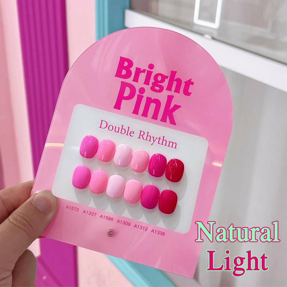 Double Rhythm LED lamp cure scene highlights quick 60-120 second polish setting