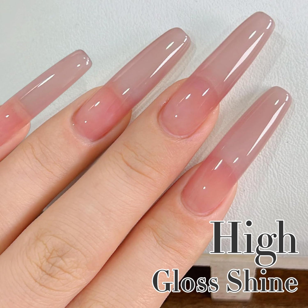 Curing the gel polish under LED/UV lamp for 60–120 seconds with Double Rhythm.