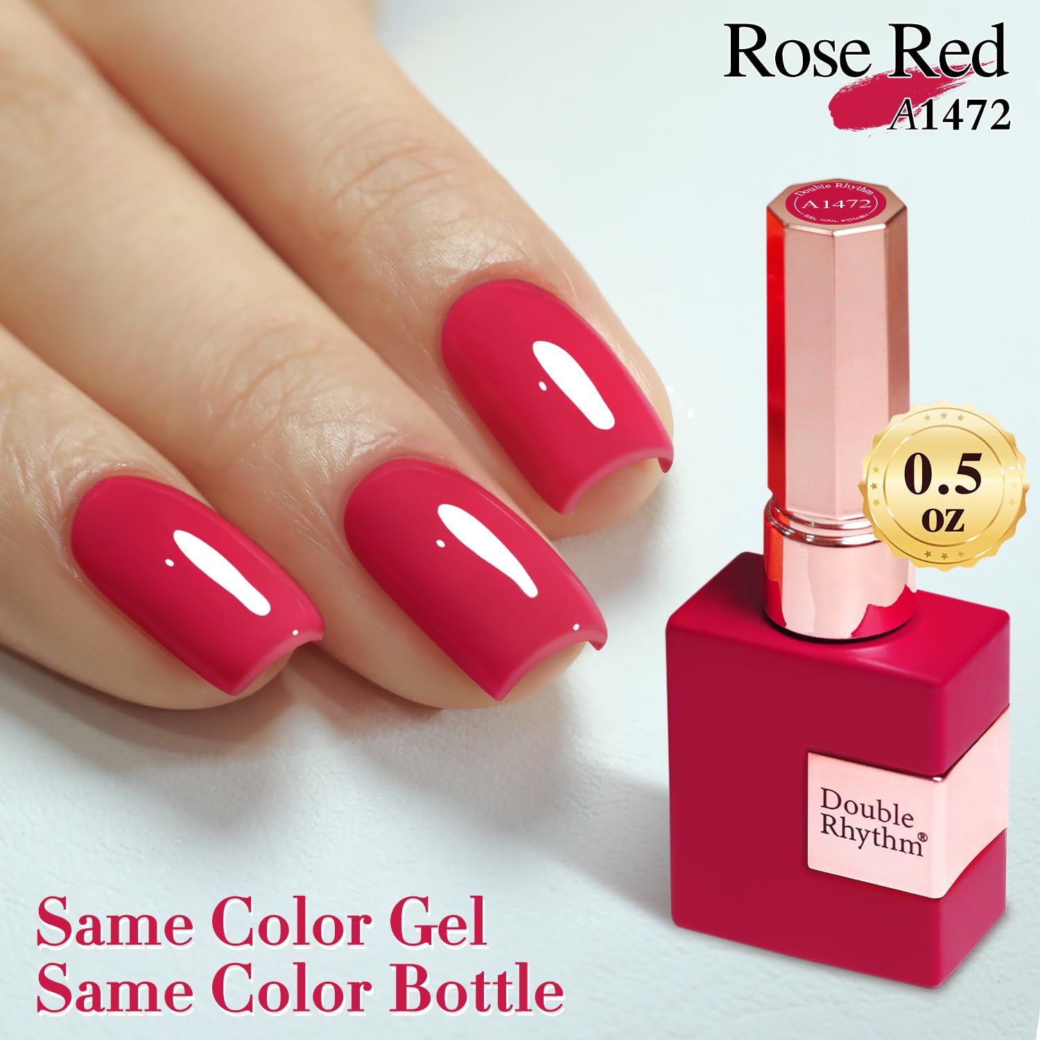 Long-lasting gel finish up to 28 days with high gloss.